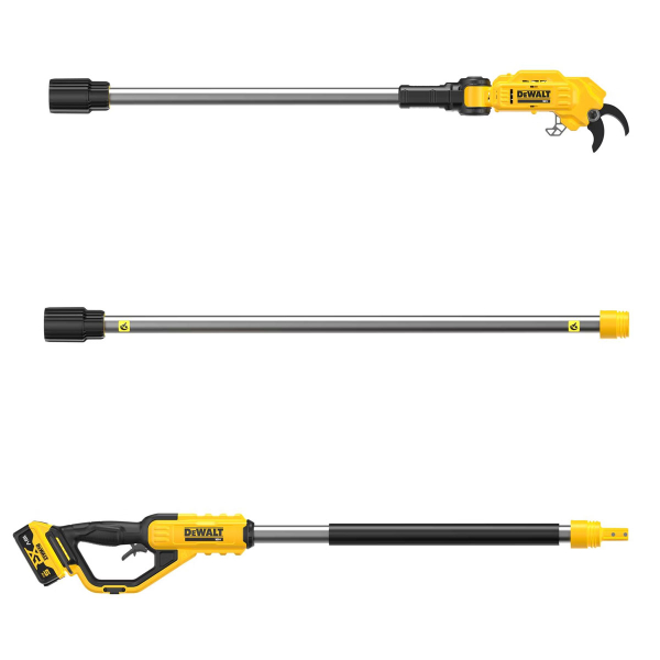 Акумуляторний секатор зі штангою DeWALT DCMPP569P1, 1х5.0Ah, з/п