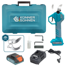 Аккумуляторный секатор Konner&Sohnen KS CPS20V-40 CASE, 1х2.0Ah, з/у, кейс