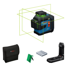Лазерный линейный нивелир Bosch GLL 80-33 G Professional, держатель LB 10, аксессуары