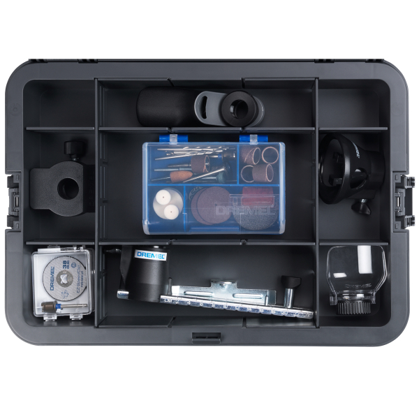 Аккумуляторный мультиинструмент Dremel 8250-5/65, 2х2.0Ah, з/у GAL12V-20, аксессуары, гибкий вал