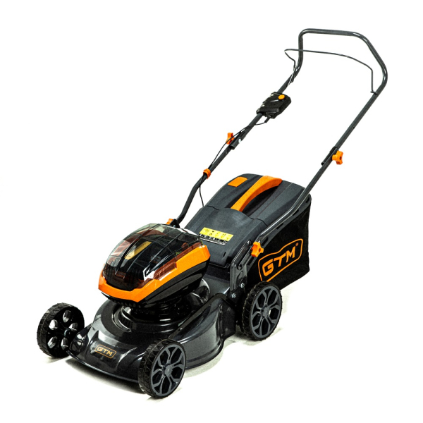 Аккумуляторная газонокосилка GTM BLM42, 2x4.0Ah, з/у