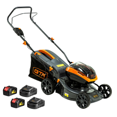 Аккумуляторная газонокосилка GTM BLM42, 2x4.0Ah, з/у