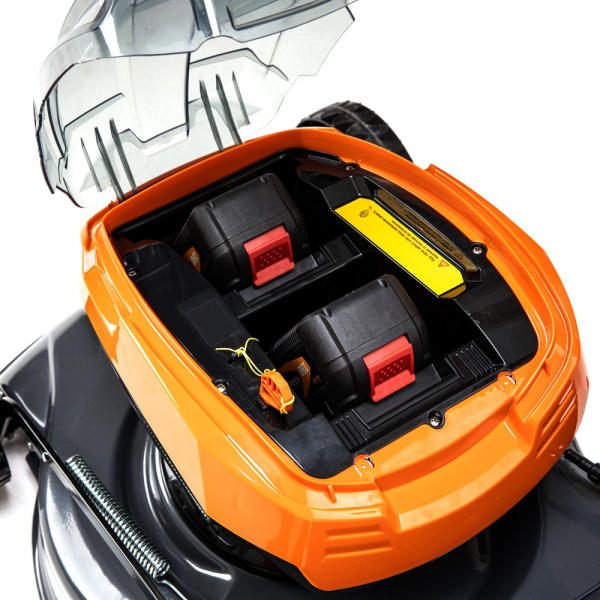 Аккумуляторная газонокосилка GTM BLM48-SP, 2x4.0Ah, з/у