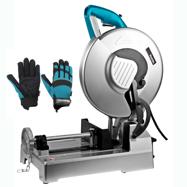 Монтажная пила Makita LC1230NX, перчатки Makita M