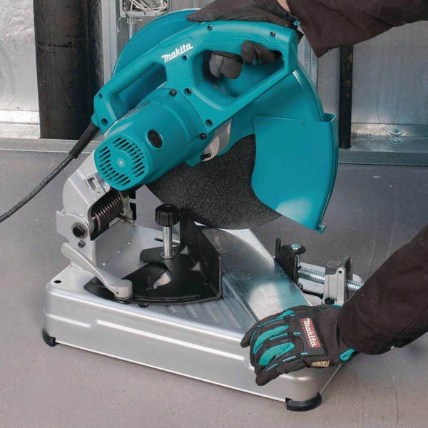 Монтажная пила Makita LW1400X, перчатки Makita M