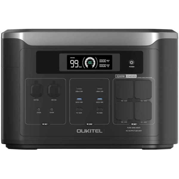 Зарядная станция Oukitel BP3000E 3200W, 2048Wh