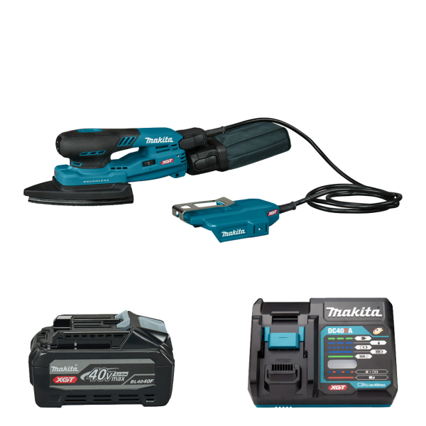 Аккумуляторная вибрационная шлифмашина Makita SET-BO006CGZ-PROMOXGT, 1x4.0Ah, з/у