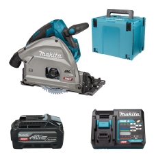 Аккумуляторная погружная дисковая пила Makita SP001GZ03, 1x4.0Ah, з/п, с кейсом