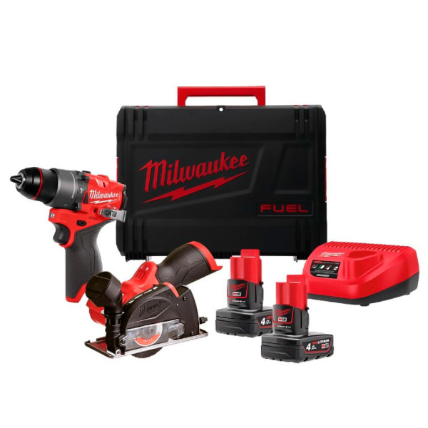 Набор аккумуляторных инструментов Milwaukee M12 FPP2G2-402X
