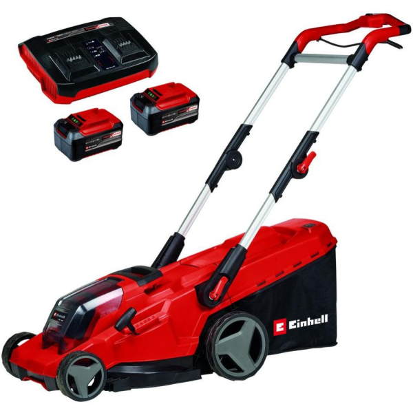 Аккумуляторная газонокосилка Einhell GP-CM 36/41 Li M, 2x18 V 5.2 Ah, з/у Twincharger