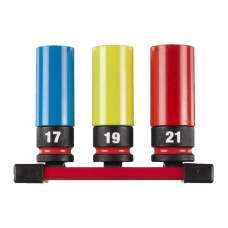 Набор ударных головок Milwaukee Automotive 1/2", 3 шт