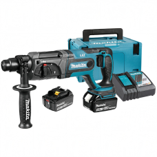 Акумуляторний перфоратор Makita DHR 241 RFJ, 2x3.0Ah, з/п, в Makpac