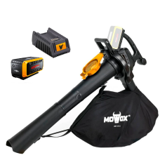 Аккумуляторная воздуходувка-пылесос Mowox EBV 40 Li, 1×40 V 2.5 Ah, з/у