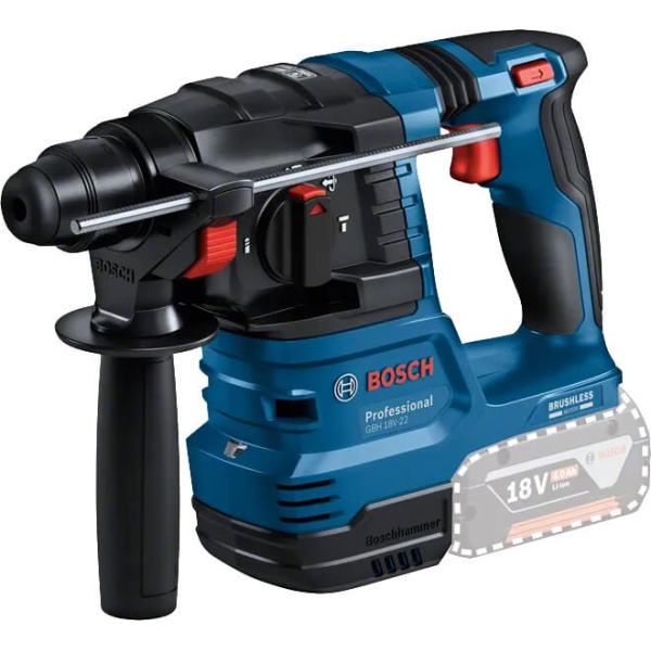 Набір акумуляторних інструментів Bosch GBH 18V-22, GWS 18V-8, 2×GBA 18V 4.0 Ah, з/п GAL 18V-40, сумка M-BAG