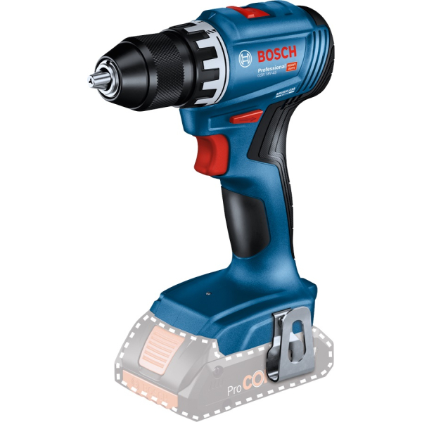 Набір акумуляторних інструментів Bosch, GSR 18V-45, GBH 18V-22, 2×GBA 18V 4.0 Ah, з/п GAL 18V-40, набір біт та бурів, сумка