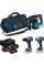 Набор аккумуляторных инструментов Bosch GSR 18V-65, GBH 18V-22, GDX 18V-285, 3×GBA 18 V 5.0 Ah, з/у GAL 12V/18V-80, сумка M-BAG