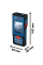 Лазерный дальномер Bosch Professional GLM 100-25 C со штативом BT 150