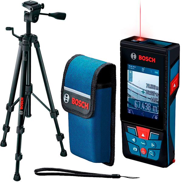 Лазерный дальномер Bosch Professional GLM 150-27 C со штативом BT 150