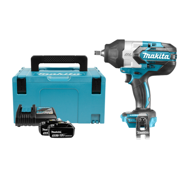 Акумуляторний гайковерт Makita DTW1002RTJ, 2x5.0 Ah, DC18RC в кейсі Makpac