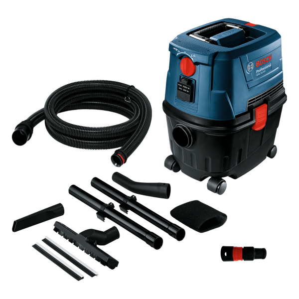 Будівельний пилосос Bosch GAS 15 PS Professional з багаторазовим мішком