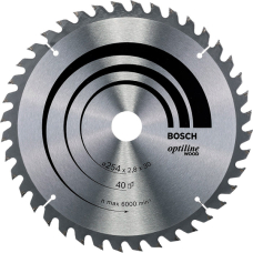 Пильный диск по дереву Bosch Optiline Wood 254 мм 40 зубов