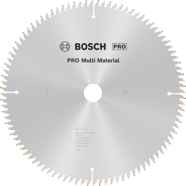 Пильный диск Bosch Multi Material 305 мм 96 зубов