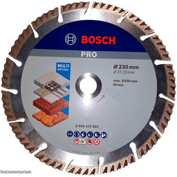 Алмазный отрезной круг Bosch Standard for Universal, 230-22,23 мм