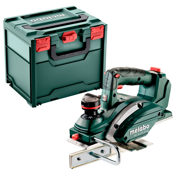 Аккумуляторный рубанок Metabo HO 18 LTX 20-82, каркас, в MetaLoc