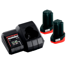 Базовий комплект Metabo 12V 2x2.0 Ah, LC 24