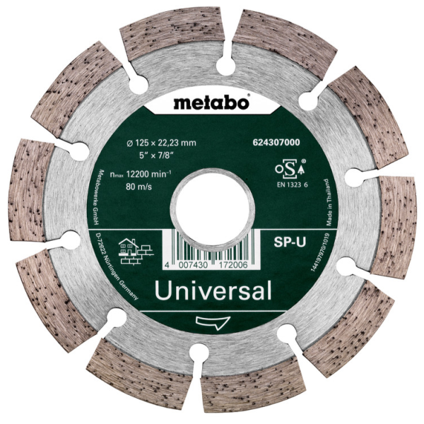 Алмазный отрезной диск Metabo SP, 125x22,23 мм