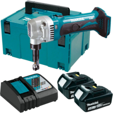 Акумуляторні ножиці по металу Makita DJN 161 RFJ, 2х3.0Ah, з/п, в Makpac