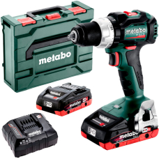 Акумуляторний шуруповерт Metabo BS 18 LT BL, 2x4.0 Ah LiHD, ASC 55, MetaBox