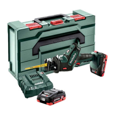 Аккумуляторная сабельная пила Metabo SSE 18 LTX Compact, 2x4.0 Ah LiHD, ASC 55, MetaBox
