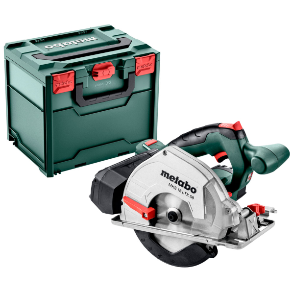 Акумуляторна дискова пила по металу Metabo MKS 18 LTX 58, каркас, в MetaBox