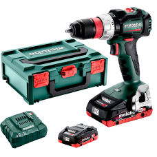 Аккумуляторный шуруповерт Metabo BS 18 LT BL Q, 2x4.0 Ah LiHD, ASC 55, MetaBox