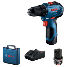 Аккумуляторный шуруповерт Bosch GSR 12V-30 Professional, 2xGBA 12V 2 Ah, з/у GAL 12V-40, кейс