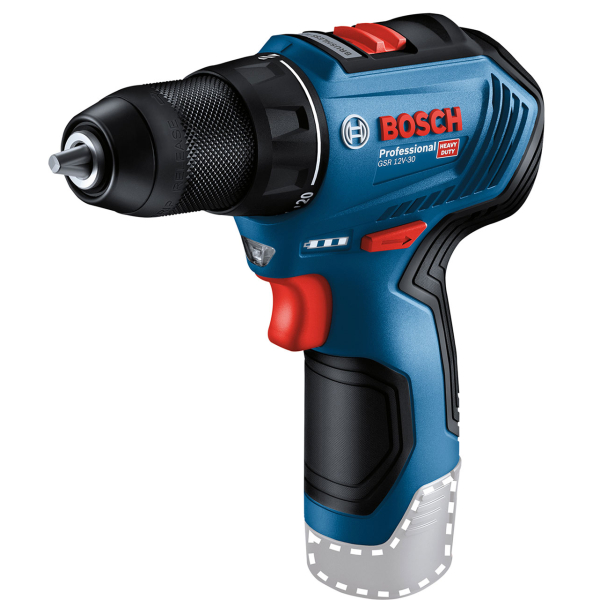 Аккумуляторный шуруповерт Bosch GSR 12V-30 Professional, каркас