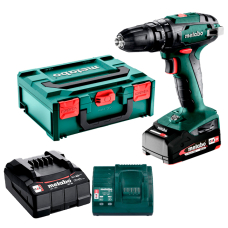 Аккумуляторный ударный шуруповерт Metabo SB 18, 2x2.0 Ah, SC 36, кейс MetaBox