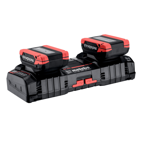 Двойное быстрое зарядное устройство Metabo ASC 145 Duo