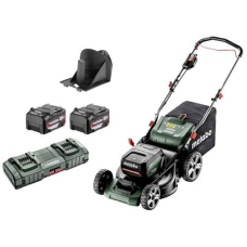 Аккумуляторная газонокосилка Metabo RM 36-18 LTX BL 46, 2x5.2Ah, з/у ASC 145 DUO