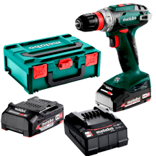 Аккумуляторный шуруповерт Metabo BS 18 Quick, 2x2.0 Ah, SC 36, кейс MetaBox