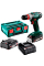 Акумуляторний шуруповерт Metabo BS 18 Quick, 2x2.0 Ah, SC 36, кейс MetaBox