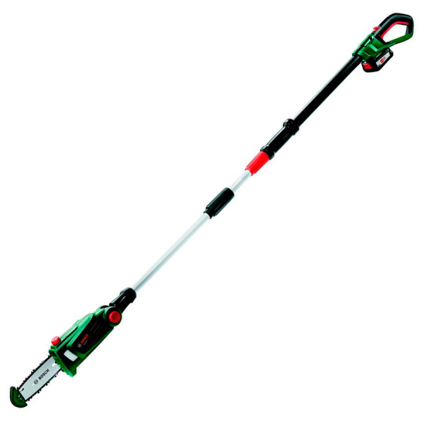 Акумуляторний телескопічний висоторіз Bosch UniversalChainPole 18, 1 акб PBA 18 V 2,5 Ah, з/п AL 18V-20