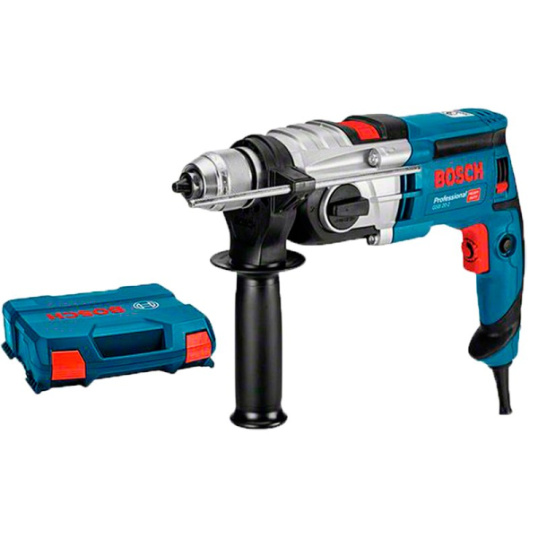 Дрель ударная Bosch GSB 20-2 БЗП, кейс