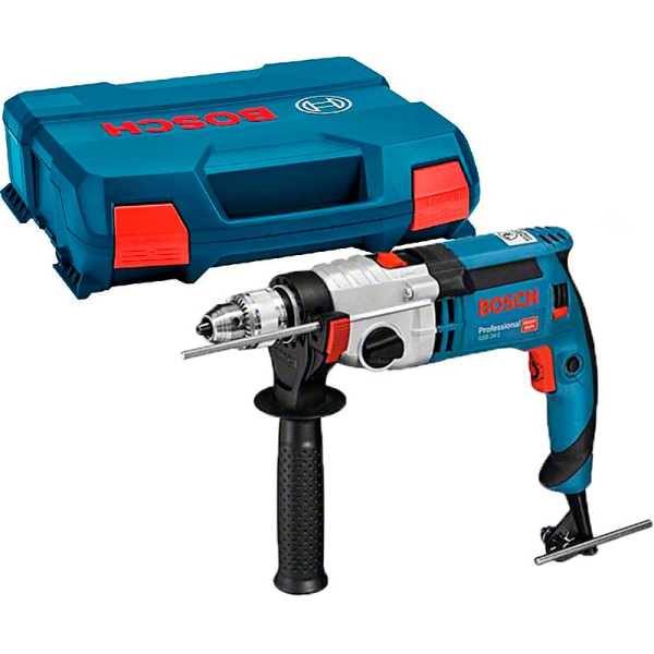 Дрель ударная Bosch GSB 24-2 ЗВП, кейс