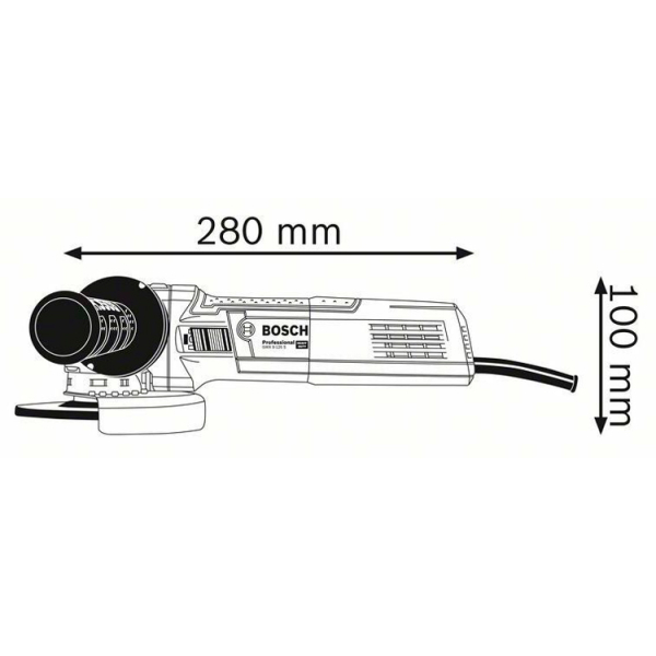 Кутова шліфмашина Bosch GWX 9-125 S Professional