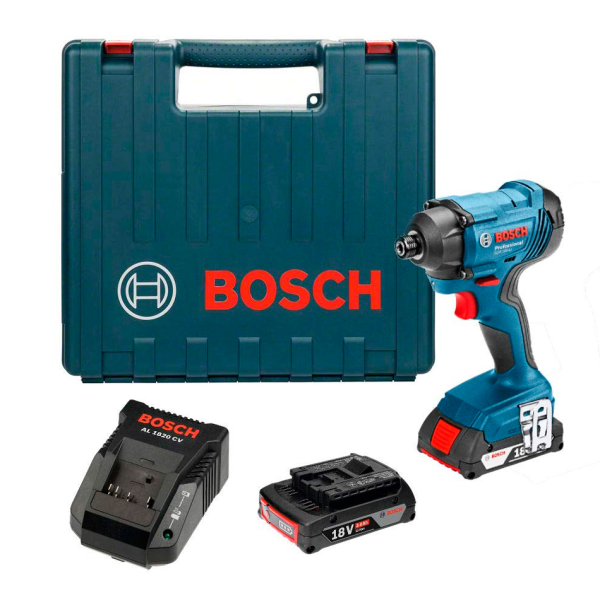 Аккумуляторный винтоверт Bosch GDR 180-LI, 2x3.0 Ah, з/у AL 1820 CV, в кейсе