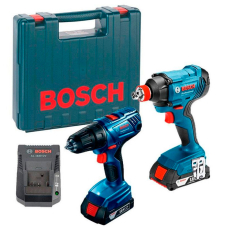 Набор инструментов Bosch GSR 180 Li + GDX 180 Li