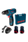 Акумуляторний шуруповерт Bosch GSR 120-Li, 2x2.0 Ah, GAL 1210 CV, кейс