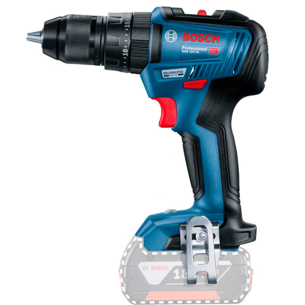 Аккумуляторный ударный шуруповерт Bosch GSB 18V-50 Professional, каркас